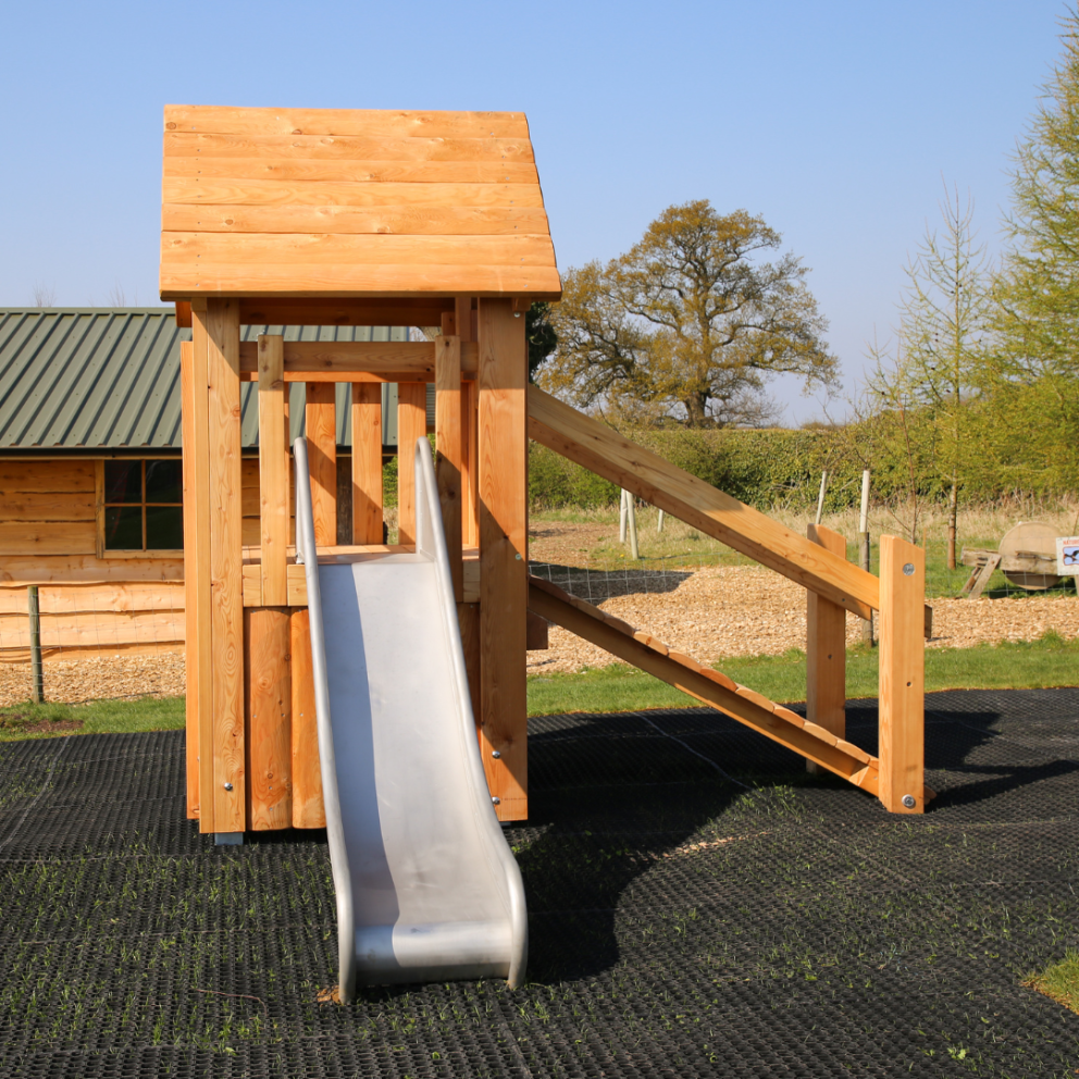 slide & hut