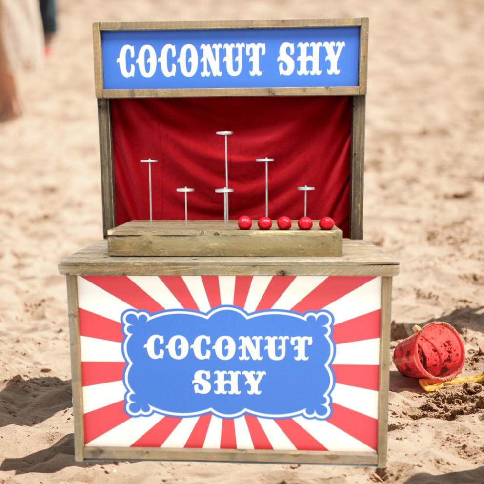 carnival games - coconut shy