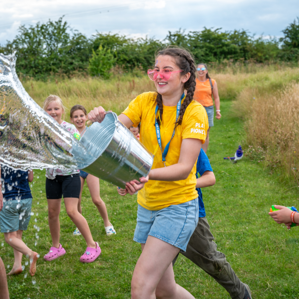 water fights with play pioneers