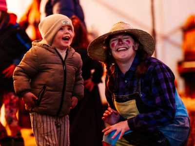 Yorkshire family Halloween event featuring a mystery adventure down Trick or Treat Street, spooky characters, interactive Halloween experiences, and family activities.