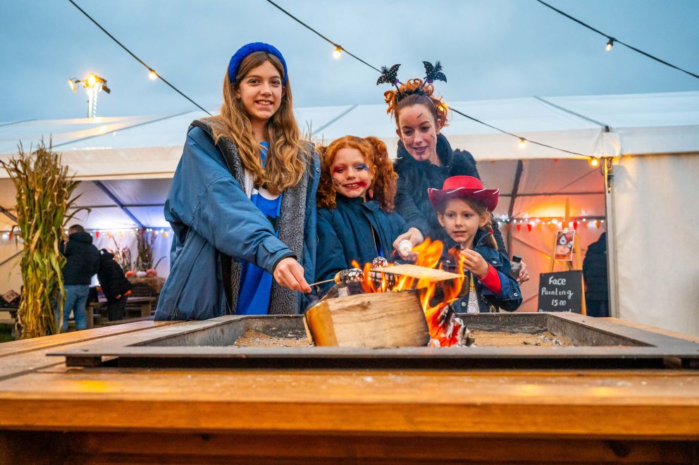 toasting marshamallows